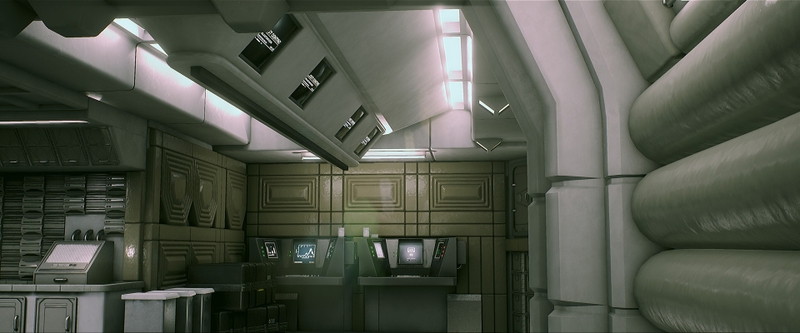 Illustration for article titled Alien: Isolation Fan Art Really Nails The 'Deserted Space Station' Feel